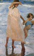 Joaquin Sorolla Two Sisters Sweden oil painting artist